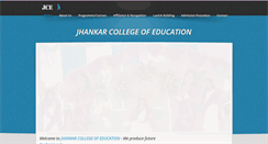 Desktop Screenshot of jhankareducation.org