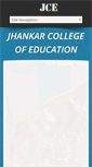 Mobile Screenshot of jhankareducation.org